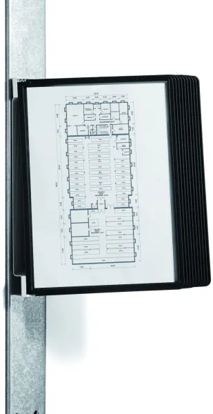Durable Vario magnetinė siena 10 registravimo sistema juoda A4