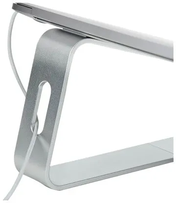 StarTech.com nešiojamojo kompiuterio stovas ant stalo 5 kg/11 lb aliuminis sidabrinis ergonomiškas (LAPTOP-STAND-SILVER) - nešiojamojo kompiuterio stovas
