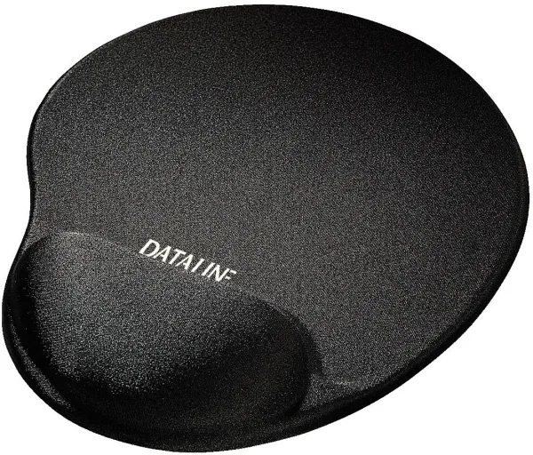 Esselte Dataline All-in-One pelės kilimėlis su geliu, juodas
